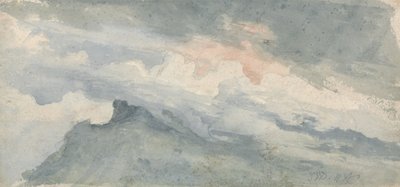 山顶与天空的研究 作者 詹姆斯·沃德